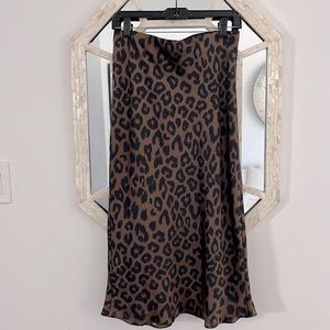 Banana Republic Silk Slip Skirt Size S